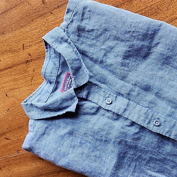 Untuckit Linen Short Sleeve Shirt Men's Size XXX-Large - Picture 3 of 11